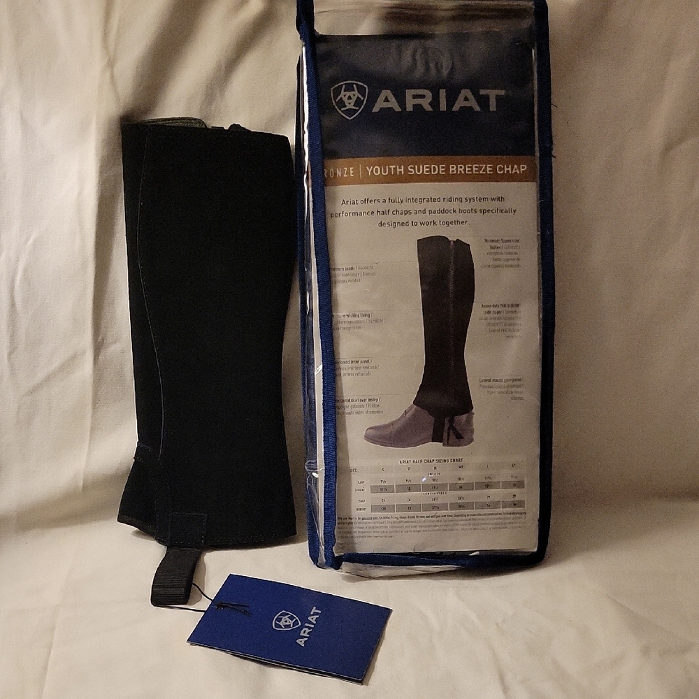 Ariat Youth Suede Breeze Chap Size Lt